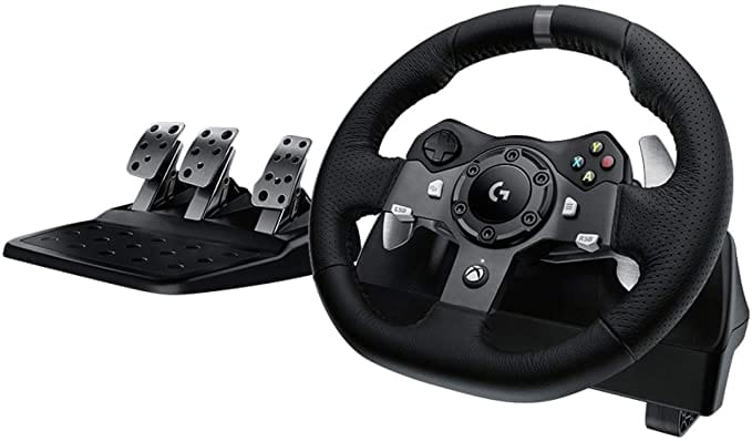 Logitech G920 Driving Force Racing Wheel and Floor Pedals, for Xbox Series X|S, Xbox One, PC, Mac - Black G Gamers Point 129.000