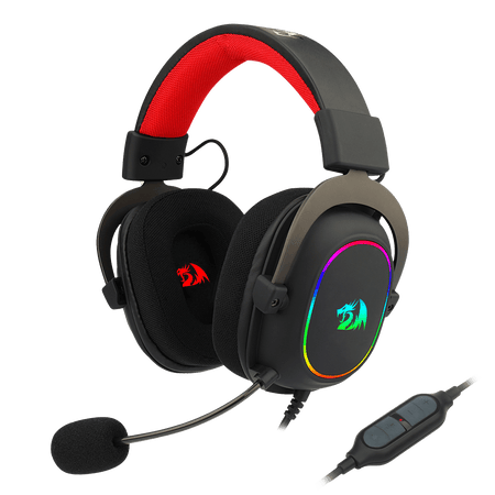 Redragon H510 Zeus-X RGB Wired Gaming Headset - 7.1 Surround Sound - Memory Foam Ear Pads - 53MM Drivers - Detachable Microphone - Multi Platforms Headphone - Compatible with PC/PS4/NS HEADSET Gamers Point 26.000