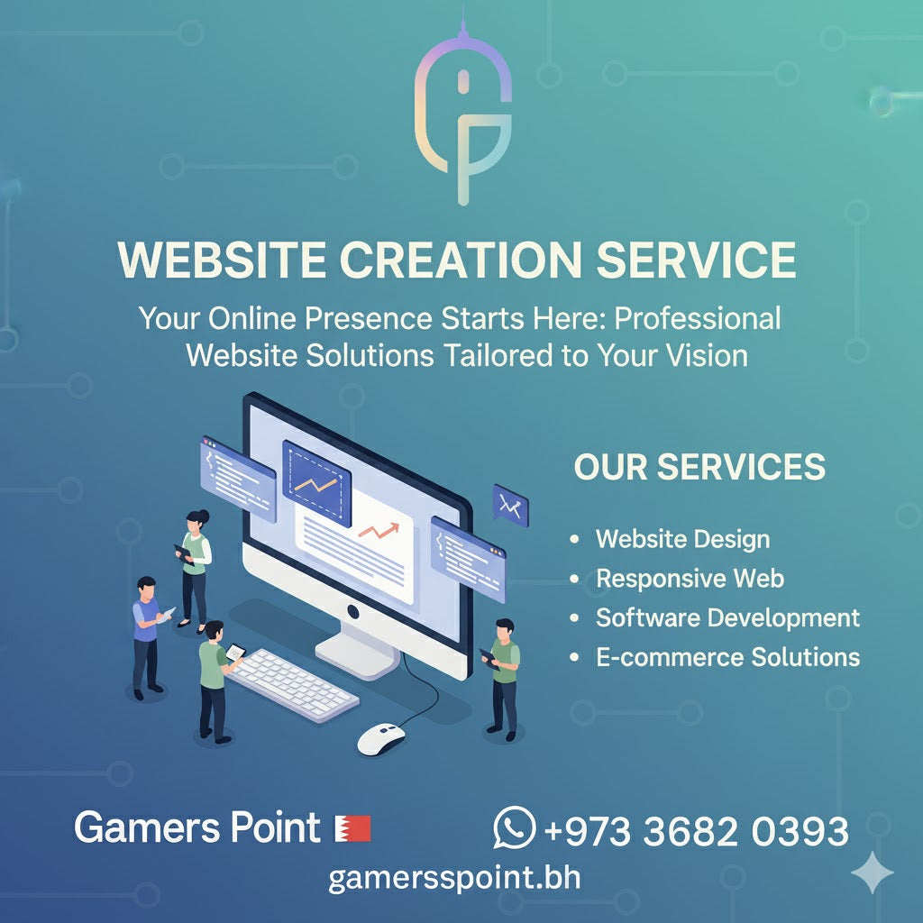 Enterprise Website & Growth Package — 1,200 BHD Gamers Point Services Website Service Gamers Point