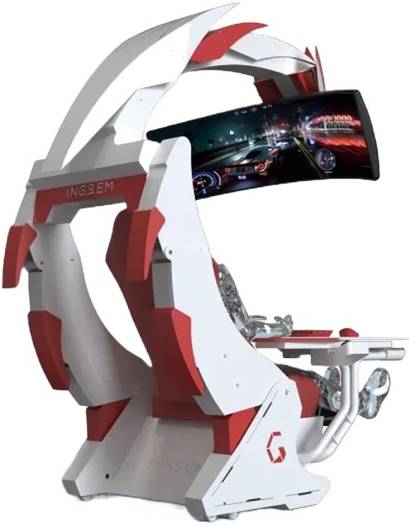 DXRacer Ingrem G1 Gaming Pod, High Strength Support 49 Monitor, Two Stage Boom Adjustment, One Button Start Intelligent Control, Red/White 6973193060158 DXRACER Gamers Point 1499.000 