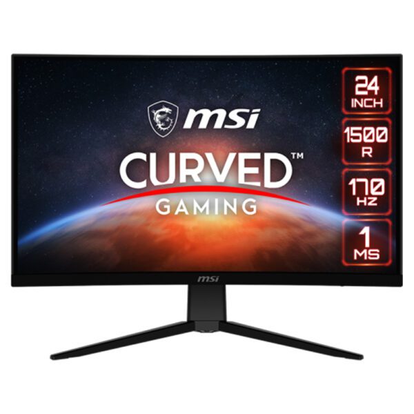 MSI G242C 24" 24inch FHD, 170Hz, 1ms, VA Curved Gaming Monitor - Now Buy From Gamers Point Store Arad With Best Discounted Price  Call Us Now +973-36820393  Delivery available to all bahrain Full HD Gamers Point 86.000 