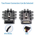 1 to 8 3Pin Fan Hub Pwm Sata Molex Splitter PC Mining Cable 12V Power Suppply Cooler Cooling Speed Controller 4PIN Adapter - BAHRAIN OULLX CONNECTOR  Gamers Point