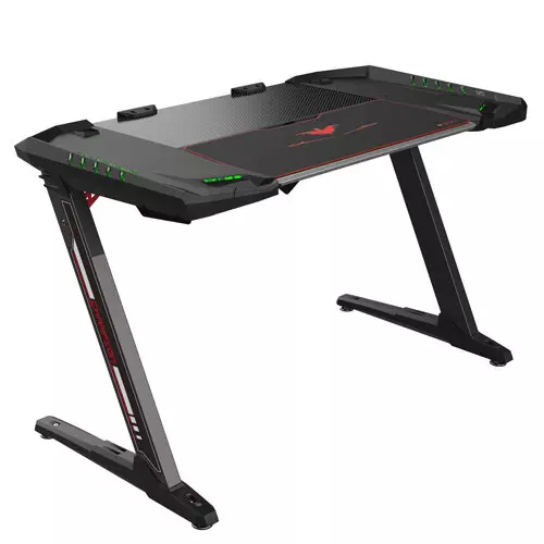 Eureka Ergonomic Z2 ESport RGB Gaming Desk | ERK-EDK-Z2BK-V3 DESK Gamers Point 75.000 