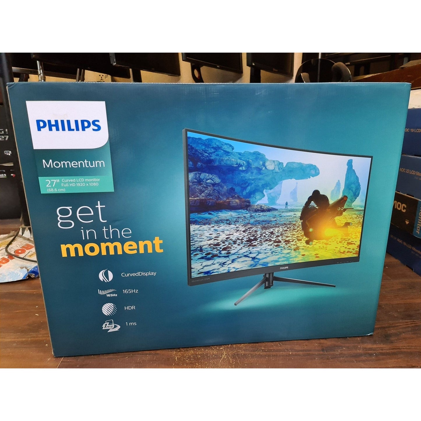 Philips 27-Inch FHD/165Hz Curved Gaming Monitor Monitors Gamers Point 95.000 