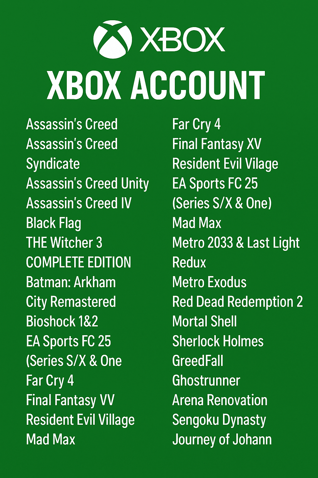 Xbox Digital Mega Bundle – 29 Games (Bahrain Region) | باقة رقمية ٢٩ لعبة Xbox Video Games  Gamers Point