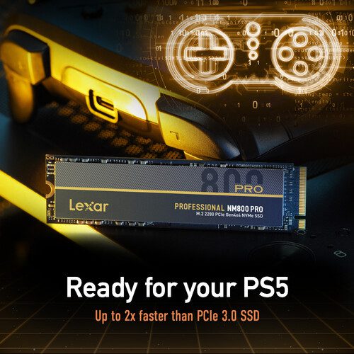 Lexar NM800 PRO M.2 NVMe SSD - 1TB - M.2 Gamers Point 49.000 