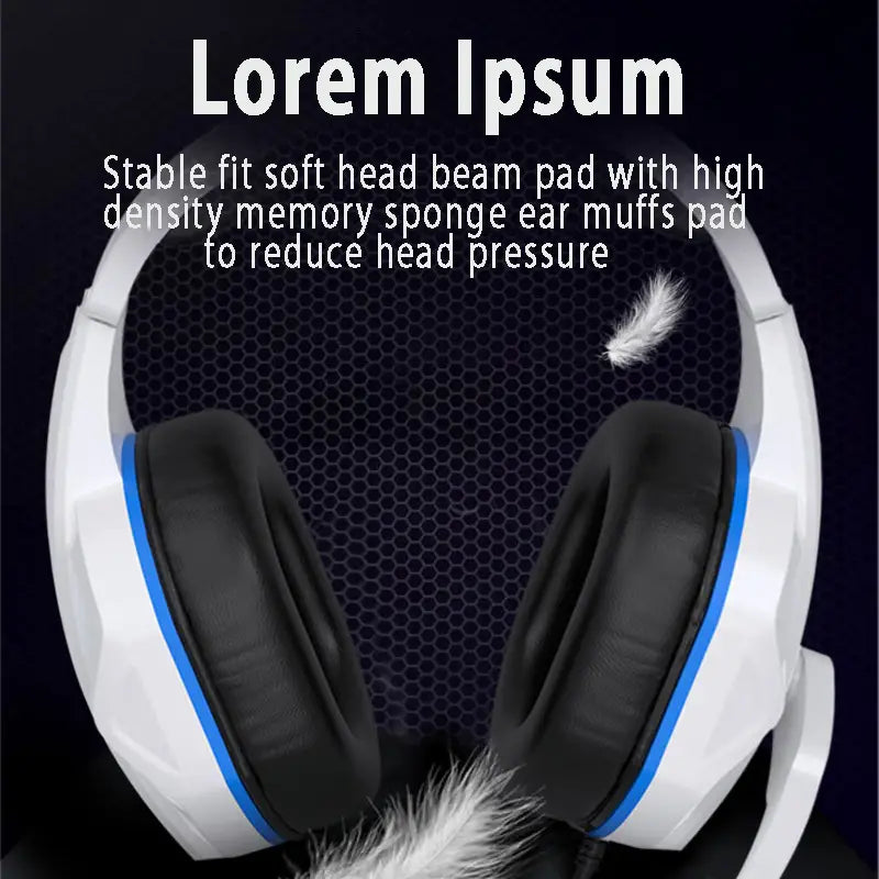 Premium Gaming Headset: Noise Cancelling Over Ear Headphones with Mic for PS4, PC, Xbox One, PS5, and More! Headphones Gamers Point 5.000 