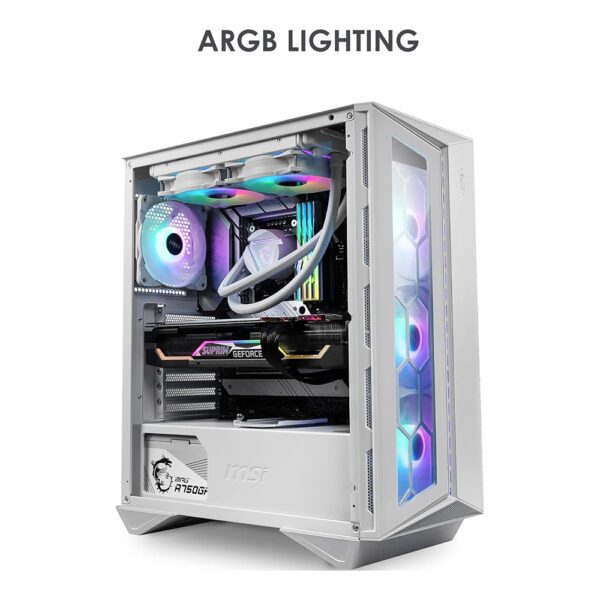 MSI MPG Gungnir 111R Mid Tower Case with 4 RGB Fans GPC Cases Gamers Point 69.000 