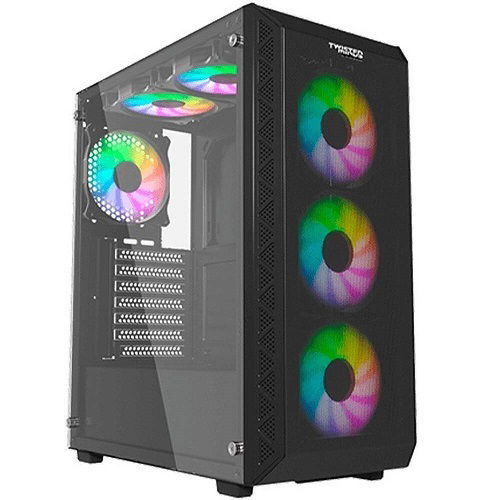 (Twisted Minds 03 Apex Mid Tower Gaming Case TM-GM-I (3 fan rgb - GAMES STORE