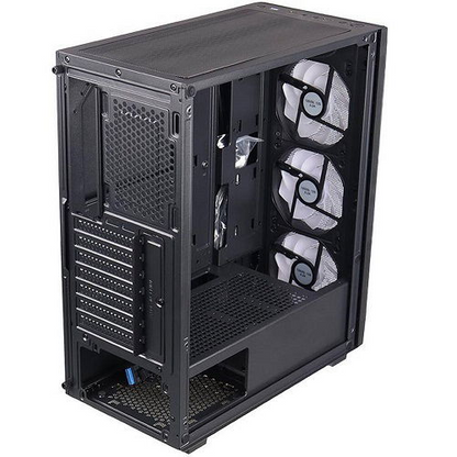 (Twisted Minds 03 Apex Mid Tower Gaming Case TM-GM-I (3 fan rgb - GAMES STORE