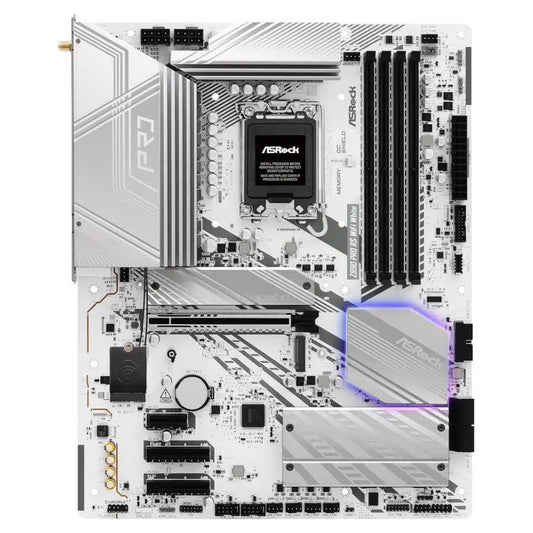 ASRock Z890 Pro RS WiFi 6E (White) — LGA1851 ATX Motherboard | Gamers Point Bahrain