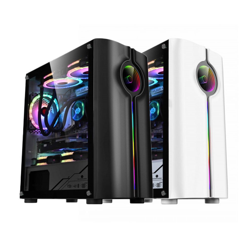 Aerocool Gladiator V1 Mid-Tower Case - Black ARGB Case - GAMERS POINT BAHRAIN Cases Gamers Point 29.000 