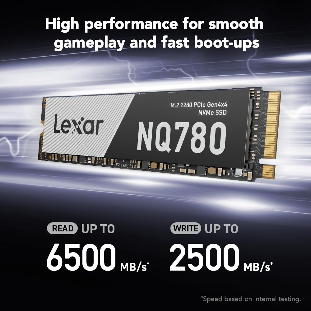 LEXAR NQ780 1 TB M2 NVME SSD “GEN 4.0” Lexar Storage  Gamers Point
