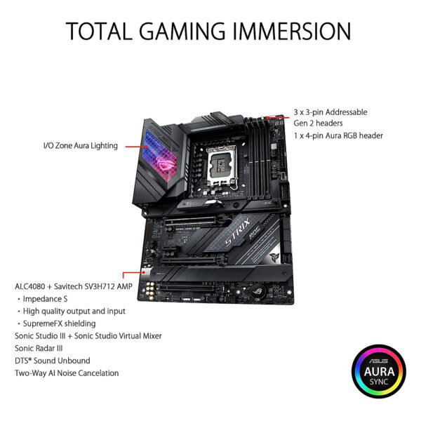 ASUS ROG Strix Z690-E WiFi DDR5 ATX Motherboard - Now Buy From Gamers Point Store Arad With Best Discounted Price Call Us Now +973-36820393 Delivery available to all bahrain Intel Motherboard Gamers Point 139.000 