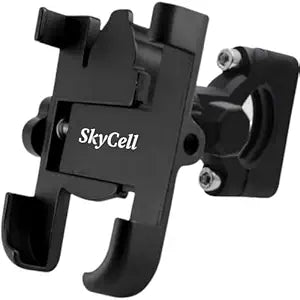 SKYCELL Mobile Stand for Bike Holder Metal Body 360 Degree Rotating Handlebar Metal Body Cradle Stand for Bicycle, Motorcycle, Scooty Fits All Smartphones GAMERS POINT BAHRAIN Wireless Accessory Gamers Point 6.600 