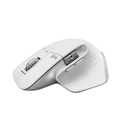 Logitech MX Master 3S - Wireless Performance Mouse with Ultra-fast Scrolling, Ergo, 8K DPI, Track on Glass, Quiet Clicks, USB-C, Bluetooth, Windows, Linux, Chrome - Pale Grey