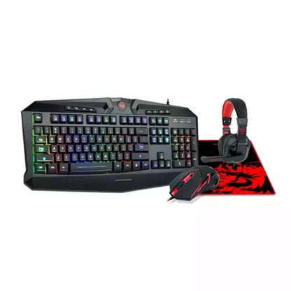 Redragon 4in1 Combo (Keyboard + Mouse + Headset + Mouse Pad ) | S101-BA-2