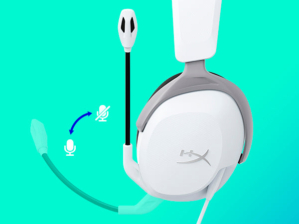 HyperX Cloud Stinger 2 Core - Gaming Headset for Playstation, Lightweight Over-Ear Headset with mic, Swivel-to-Mute Function, 40mm Drivers - White MP HEADSET Gamers Point 25.000 