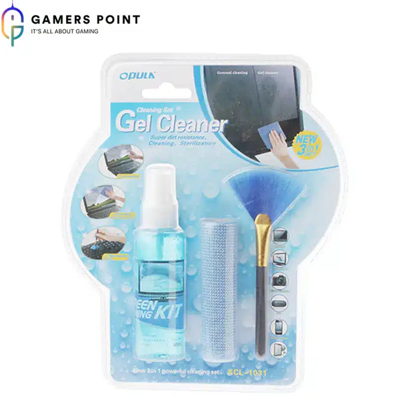 Opula KCL-1031 3-In-1 Gel Cleaning Set - 60ml - Gamers Point Computers Bahrain CLEANERS Gamers Point 3.000 