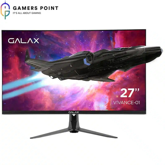 Galax VI-01 27” QHD LED Gaming Monitor, 2560 X1440 Resolution,165Hz Refresh Rate, 1ms MPRT Response Time, 16:9 Aspect Ratio, G-Sync Compatible, HDR, IPS, Displayport, HDMI | G-MGVIIB27NB50-GXLG Monitors Gamers Point 155.000 