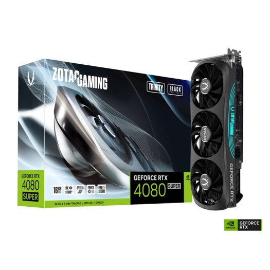 ZOTAC GAMING GeForce RTX 4080 SUPER Trinity Black Edition 16GB GDDR6X -BAHRAIN GPU Gamers Point 489.000 