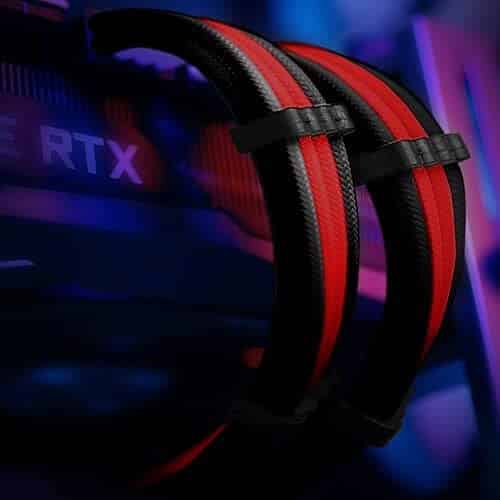 Antec Red Braided PSU Extension Kit 24-pin 8-pin PCIe