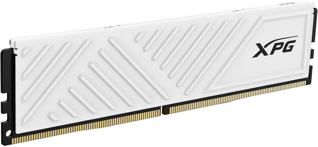 XPG GAMMIX D35 16GB (2x8GB) DDR4 3200MHz CL16 White Desktop RAM Kit | رام XPG GAMMIX D35 16GB (2x8GB) DDR4 3200MHz CL16 بمشتت أبيض للكمبيوتر المكتبي