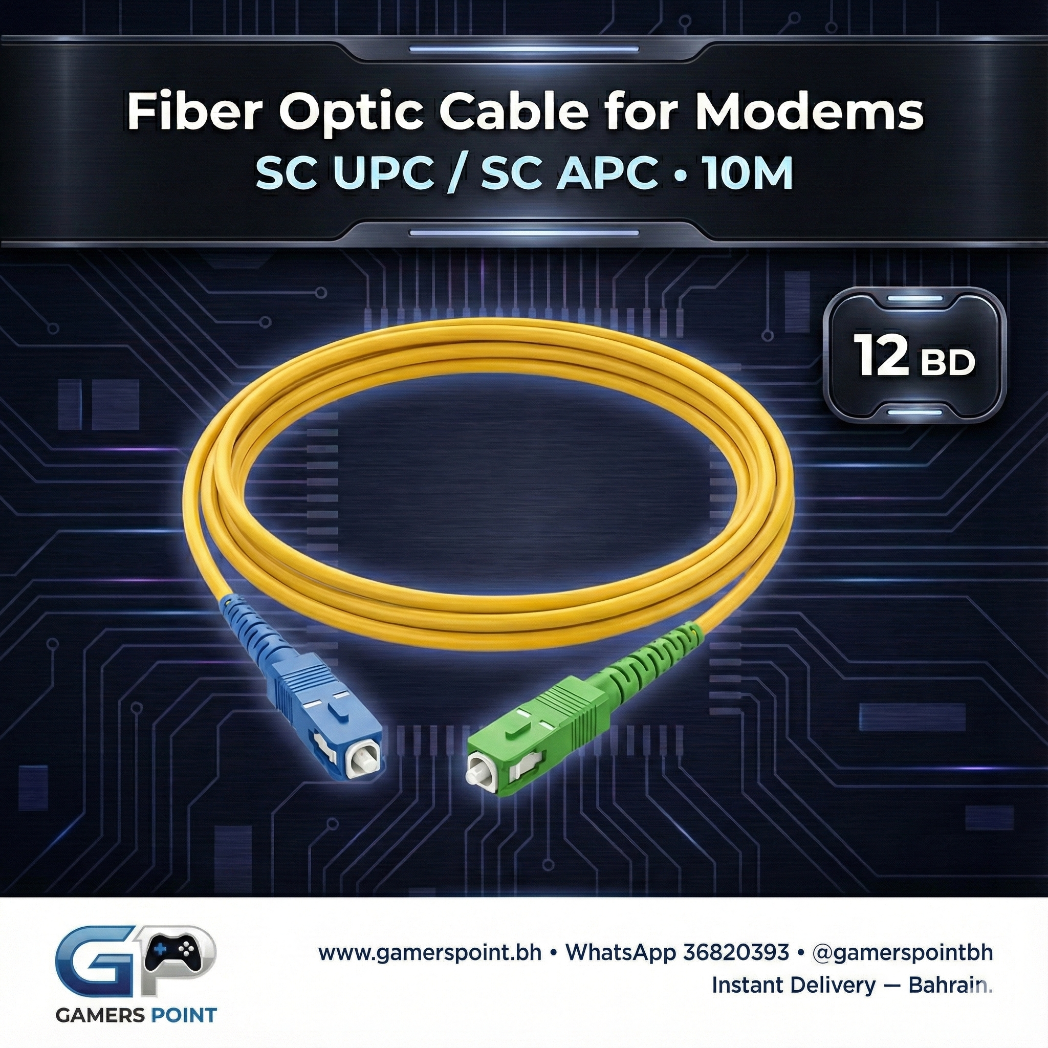 Fiber Optic Cable For Modems SC UPC-SC UPC/ SC APC-SC APC/SC UPC-SC APC 10M
