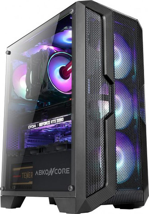 ABKONCORE H250X 4FAN LED CASE |BAHRAIN ABKONCORE Case Fans  Gamers Point