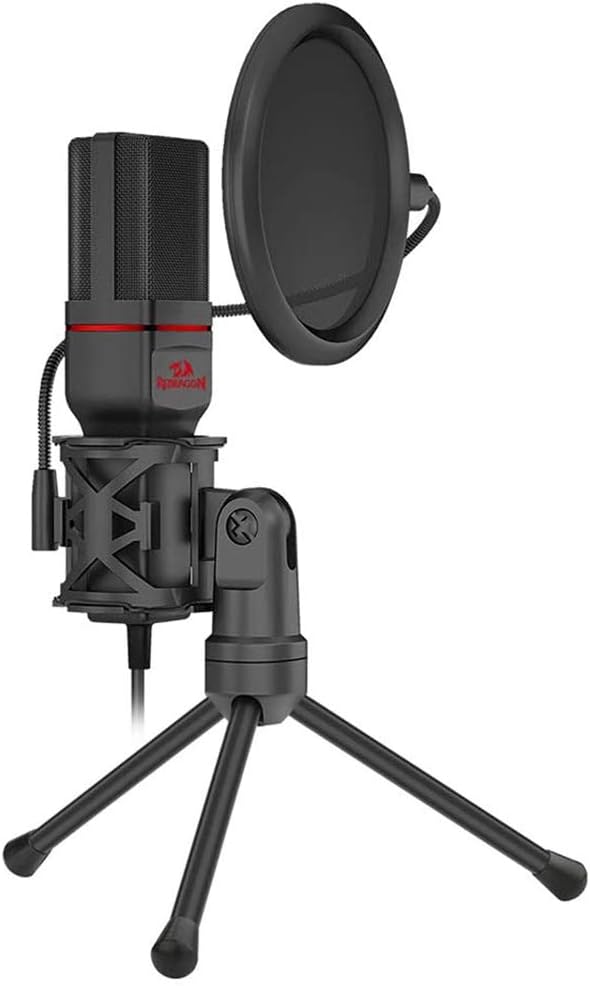 Redragon Seyfert GM100 Professional Gaming Microphone with Pop Filter (3.5mm Connection) MIC Gamers Point 25.000 