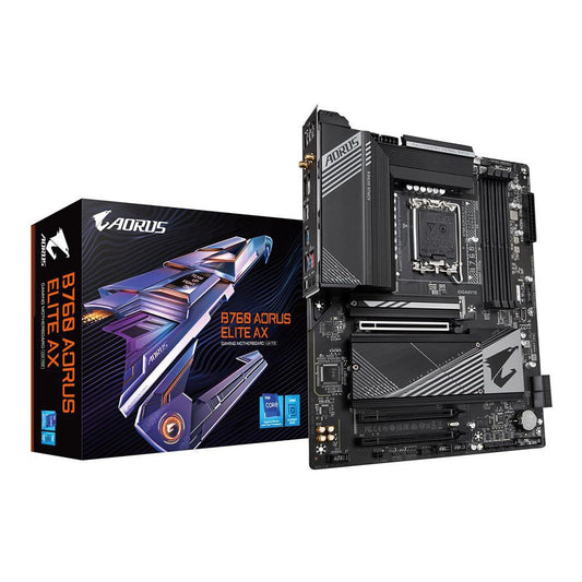 GIGABYTE B760 AORUS ELITE AX DDR5 LGA 1700 Motherboard - Now Buy From Gamers Point Store Arad With Best Discounted Price Call Us Now +973-36820393 Delivery available to all bahrain Intel Motherboard Gamers Point 89.000 