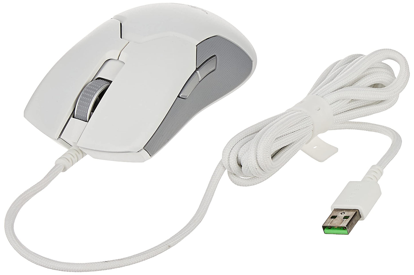 Razer Viper Ultra-Light Ambidextrous Wired Gaming Mouse: 2nd Generation 5G Optical Mouse Switches with Optical Sensor - 2.5 oz - Speedflex Cable - Mercury White