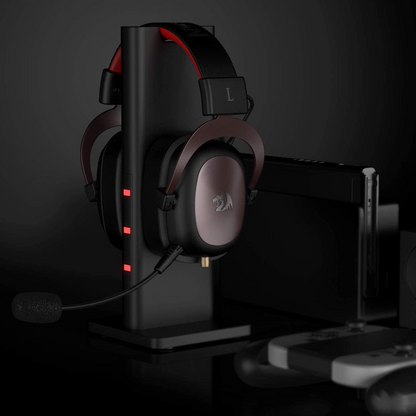 Redragon H510 Zeus Wired Gaming Headset - 7.1 Surround Sound - Memory Foam Ear Pads - 53MM Drivers - Detachable Microphone, Works for Multi-Platforms PC-ps4-pS5