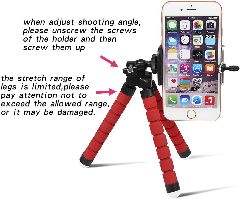 Flexible Tripod Mini Universal Octopus Leg Style Portable and Adjustable Tripod Stand with Clip Bracket Mount Holder for Mobile Phone, Cellphone, Smartphone, Digital Camera Tripods Gamers Point 7.980 