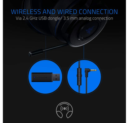 Razer Thresher - Lag-Free Wireless Connection - Retractable Digital Microphone - Gaming Headset Works with PC & PS4 MP HEADSET Gamers Point 75.000 