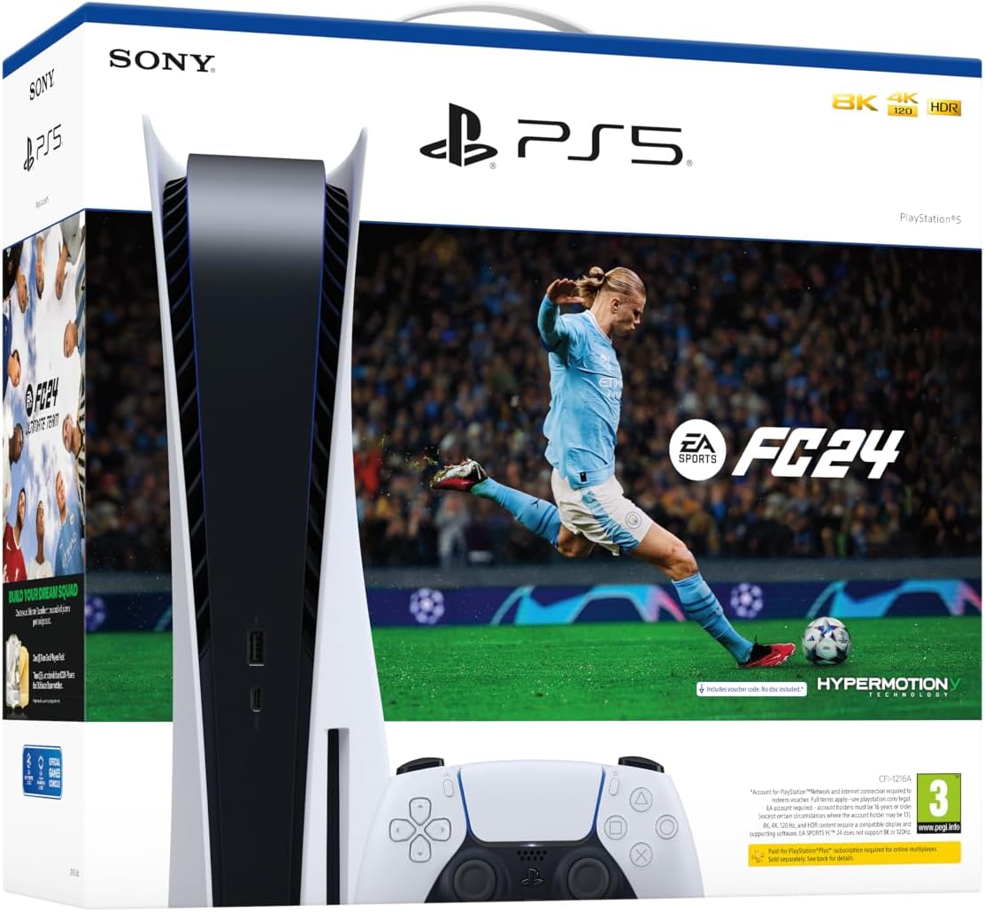 Sony Playstation 5 PS5 Standard Disc Edition 825GB +EA FC 24 Game playsatation Gamers Point 259.000 