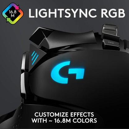 Logitech G502 HERO High Performance Wired Gaming Mouse, HERO 25K Sensor, 25,600 DPI, RGB, Adjustable Weights, 11 Programmable Buttons