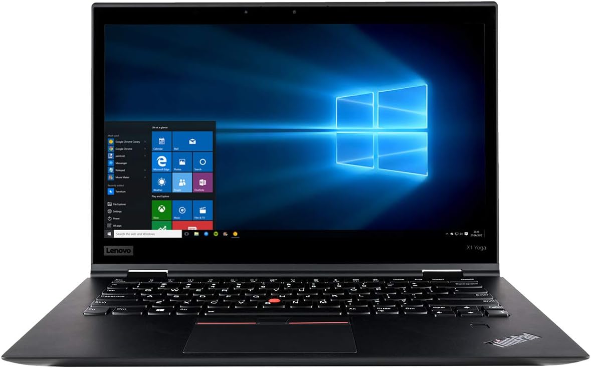 Lenovo ThinkPad X1 Yoga Gen 1 14" Core i7 6th Gen 8GB RAM 256GB SSD x360 Touch Refurbished Laptop, renewed laptop model photo 1