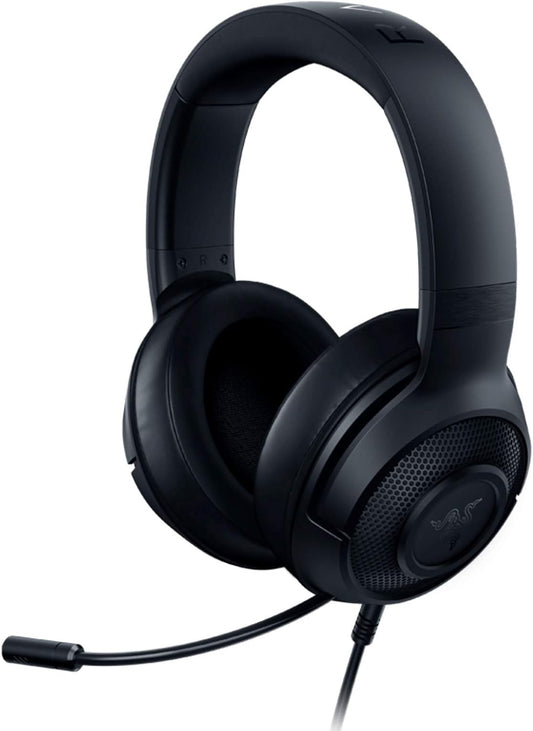 Razer Kraken X Ultralight Gaming Headset: 7.1 Surround Sound - Lightweight Aluminum Frame - Bendable Cardioid Microphone - for PC, PS4, PS5, Switch, Xbox One, Xbox Series X|S, Mobile - Black Headsets Gamers Point 55.000 