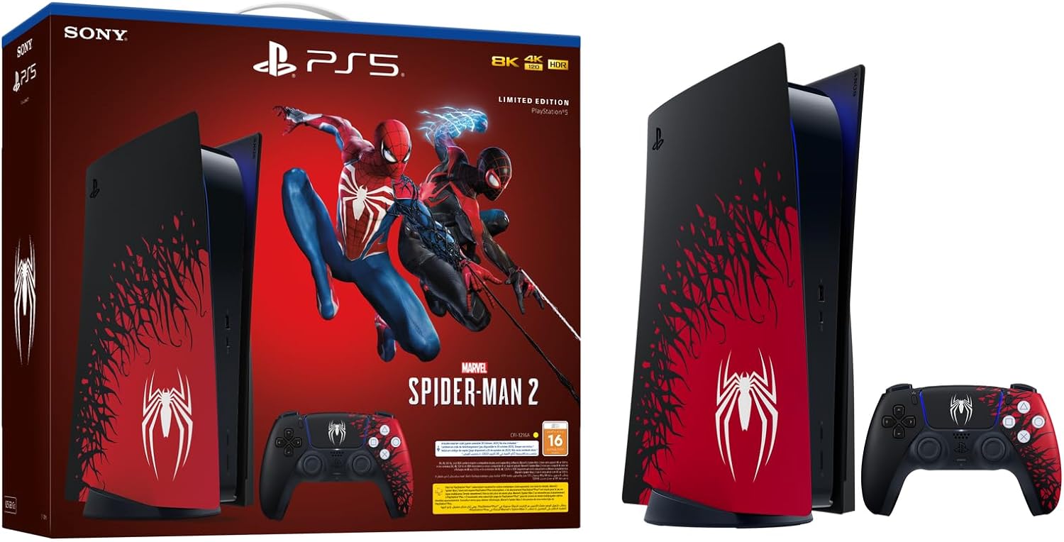 PlayStation 5 Standard Edition Disc Console with Marvel's Spiderman 2 Voucher  Gamers Point 279.000 