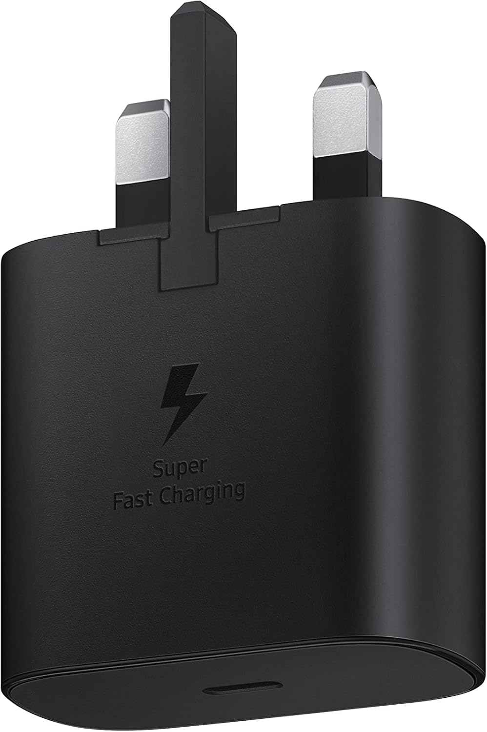 Samsung USB-C AC Wall ORIGNAL Charger Adapter With UK Plug FOC UNIT, 25W, Black BAHRAIN