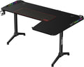 Twisted Minds WARRIOR L Shaped Gaming Desk RGB Right Black - TM-Y-RB-RGB GPC TwistedMinds desk  Gamers Point