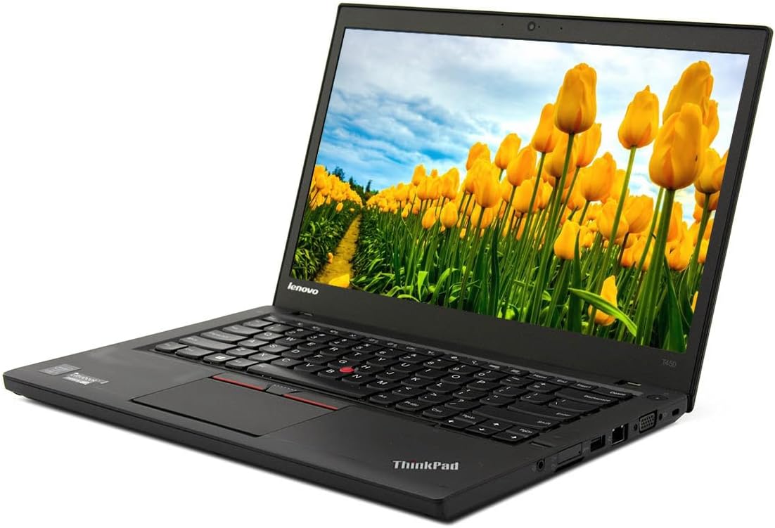 Lenovo ThinkPad T450s 14" Core i7 5th Gen 8GB RAM 256GB SSD Refurbished Laptop, renewed laptop model photo 1