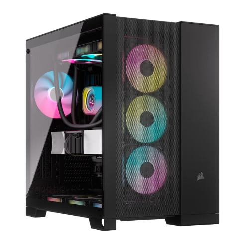 CORSAIR CASE 6500D AIRFLOW TEMPERED GLASS MID-TOWER, Black - GPH Case Gamers Point 99.000 