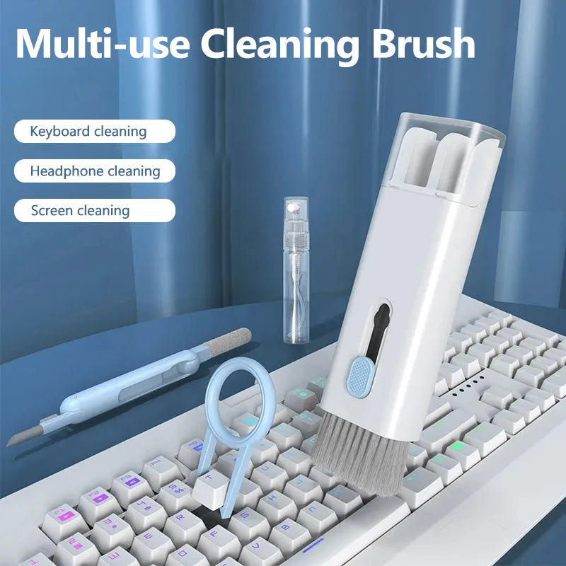 7-in-1 Keyboard Cleaning Kits Airpods Cleaner Headset Cleaner Pen Laptop Screen Cleaning Bluetooth Earphones Cleaning Kit - BAHRAIN Cleaners Gamers Point 7.000 