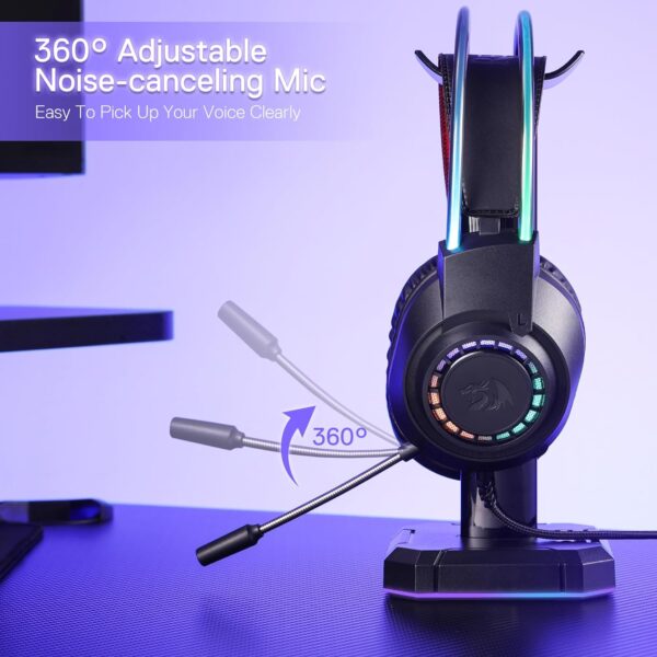 Redragon Scream H231 RGB Wired Gaming Headset - Black - GPC Headset Gamers Point 22.000 