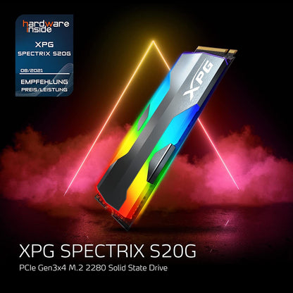 XPG SPECTRIX S20G RGB NVMe PCIe Gen3x4 M.2 SSD