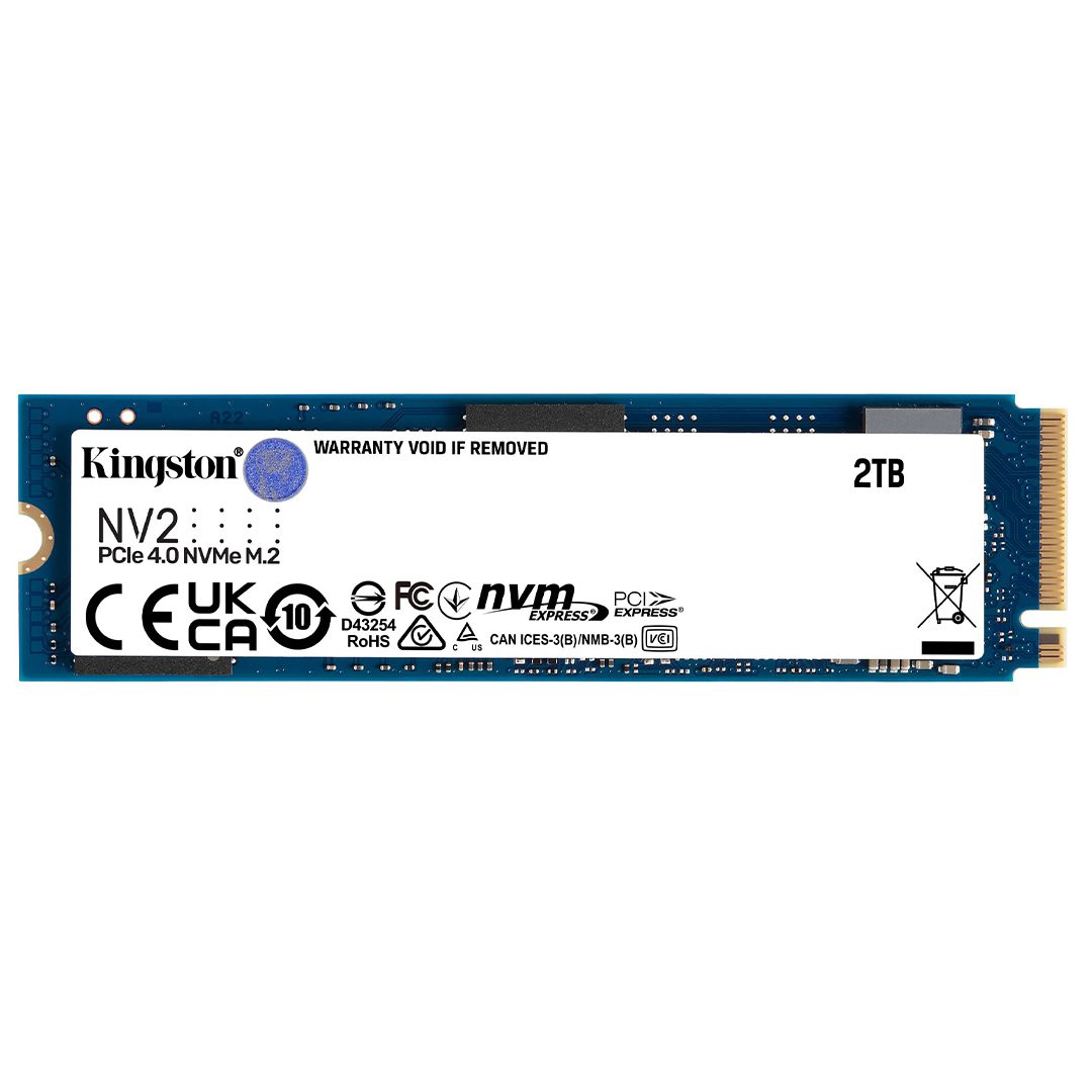 Kingston NV2 M.2 2280 NVMe Internal SSD | PCIe 4.0 Gen 4x4-2TB M.2 Gamers Point 69.000 