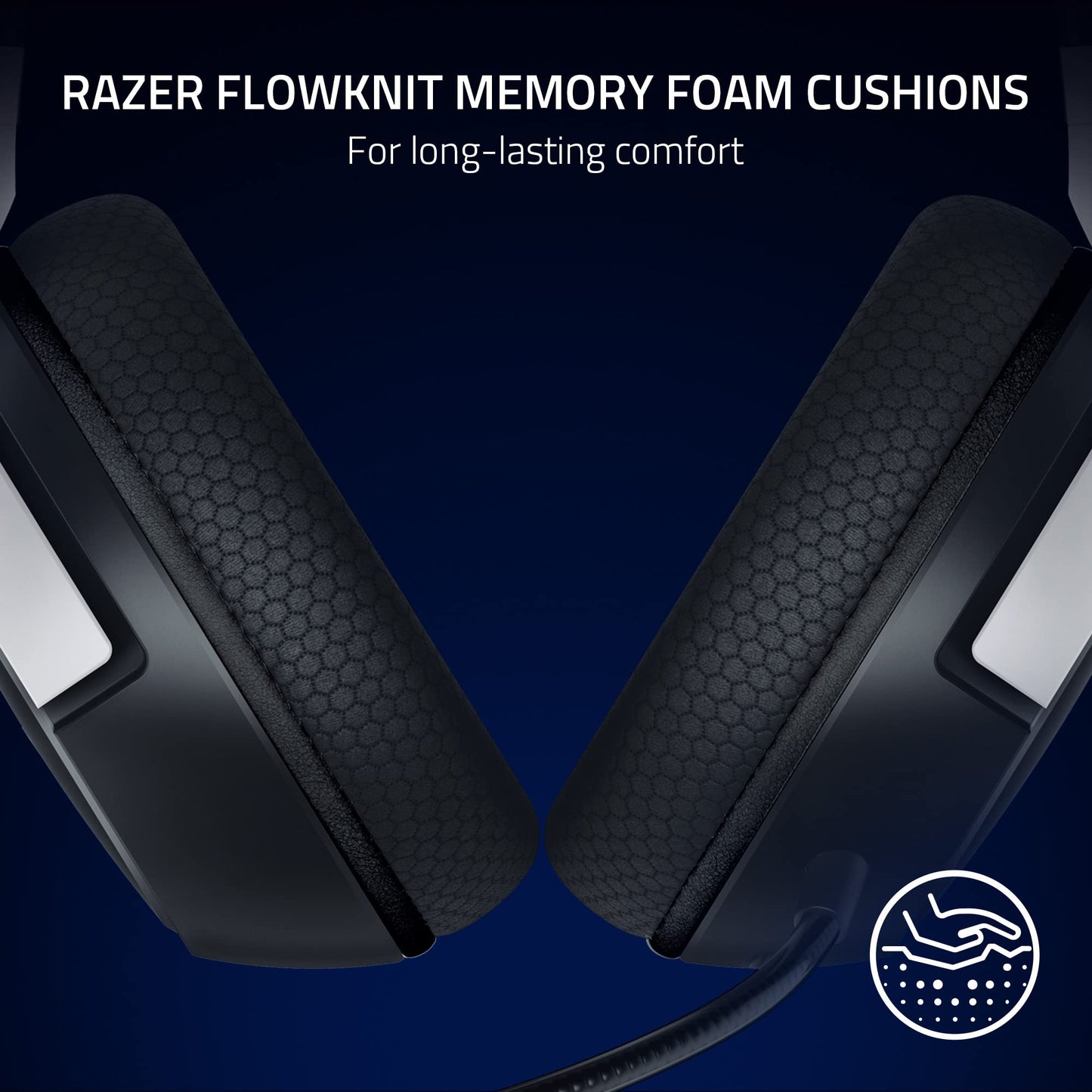 Razer Kaira HyperSpeed Wireless Gaming Headset for Playstation 5 / PS5, PS4, PC, Mobile: 50mm Drivers - HyperClear Cardioid Mic - Memory Foam Cushions - Bluetooth - 30 Hr Battery - White & Black MP HEADSET Gamers Point 85.000 