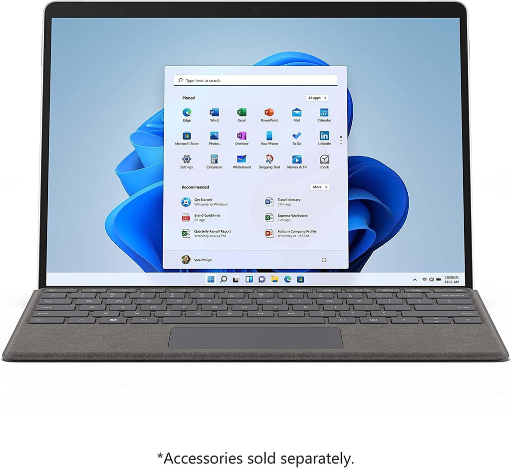 Microsoft Surface Pro 8 13" Core i7 11th Gen 16GB RAM 256GB SSD Touchscreen Refurbished Laptop, renewed laptop model photo 3
